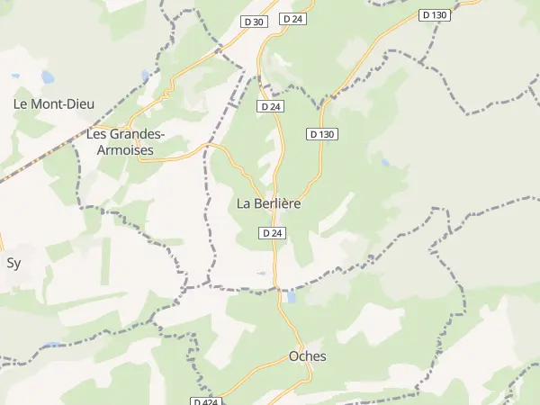Plan de La Berlière