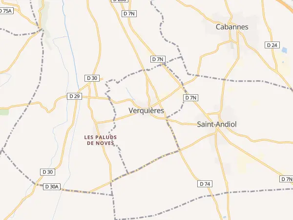 Plan de Verquières