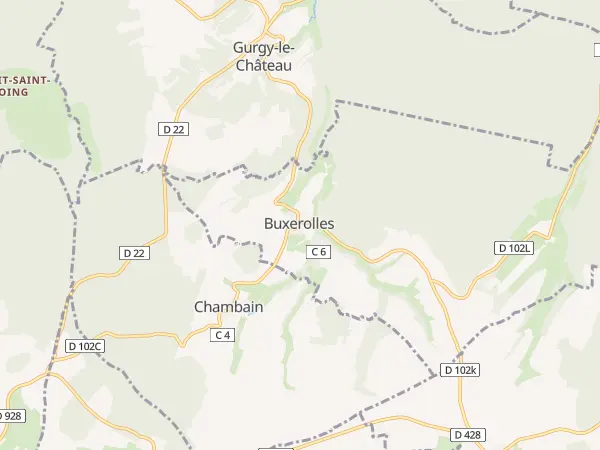 Plan de Buxerolles
