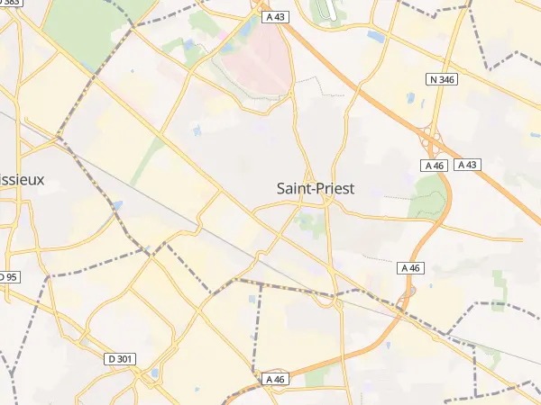 Plan de Saint-Priest