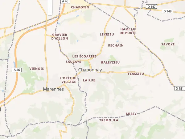 Plan de Chaponnay