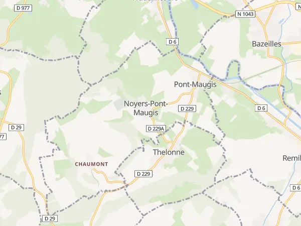 Plan de Noyers-Pont-Maugis