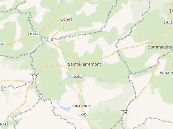 Plan de Saint-Pierremont