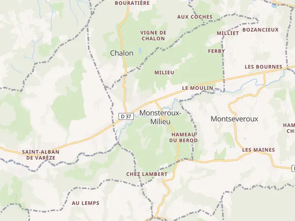 Plan de Monsteroux-Milieu