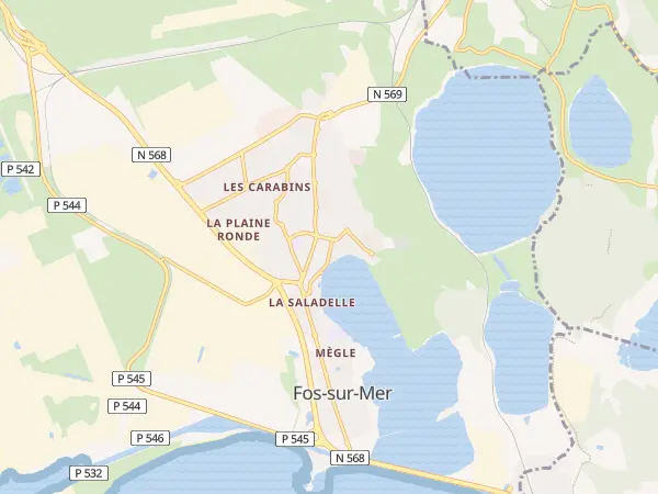 Plan de Fos-sur-Mer
