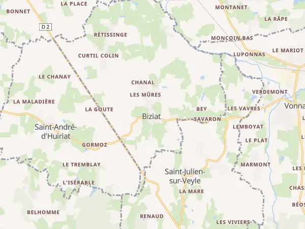 Plan de Biziat