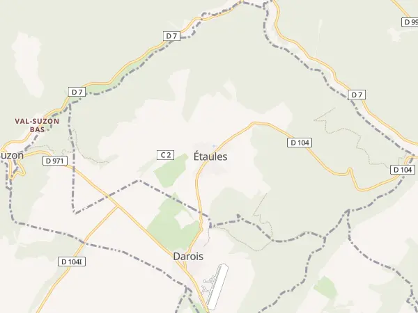 Plan de Étaules