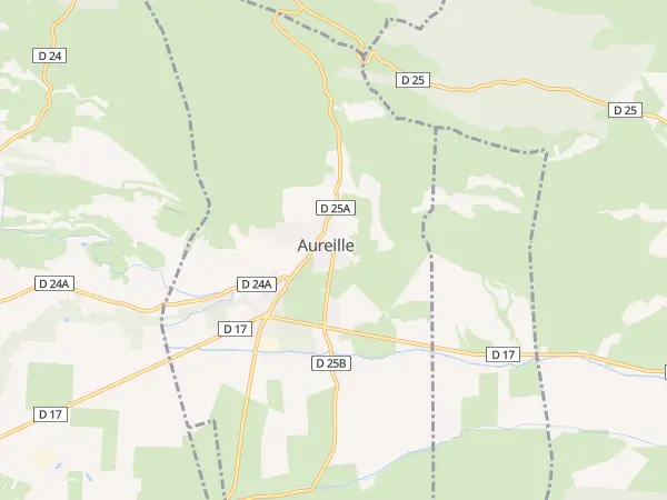 Plan de Aureille