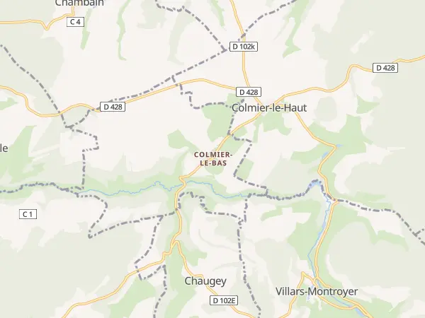 Plan de Colmier-le-Bas