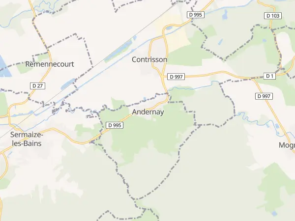 Plan de Andernay
