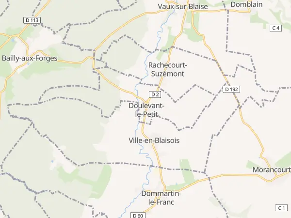 Plan de Doulevant-le-Petit