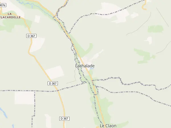 Plan de Lachalade