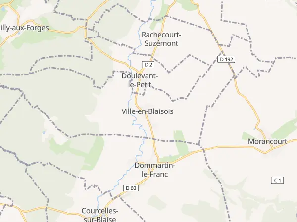 Plan de Ville-en-Blaisois