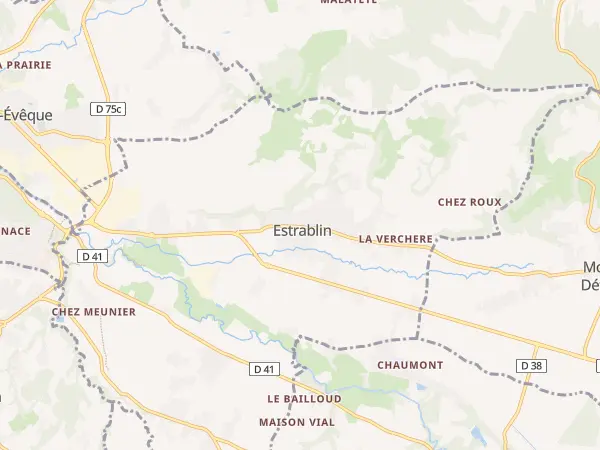 Plan de Estrablin