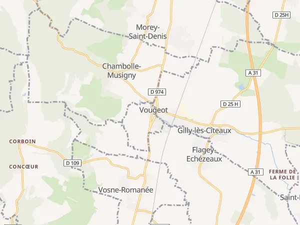 Plan de Vougeot