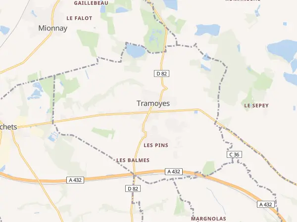 Plan de Tramoyes