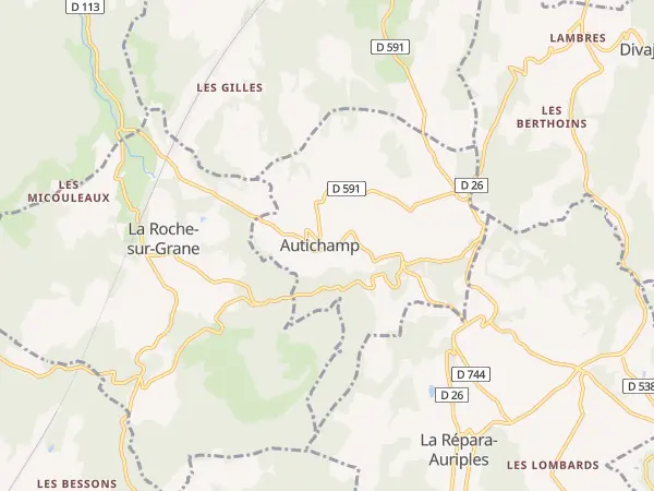 Plan de Autichamp