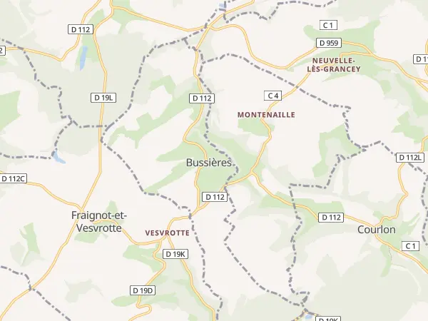 Plan de Bussières