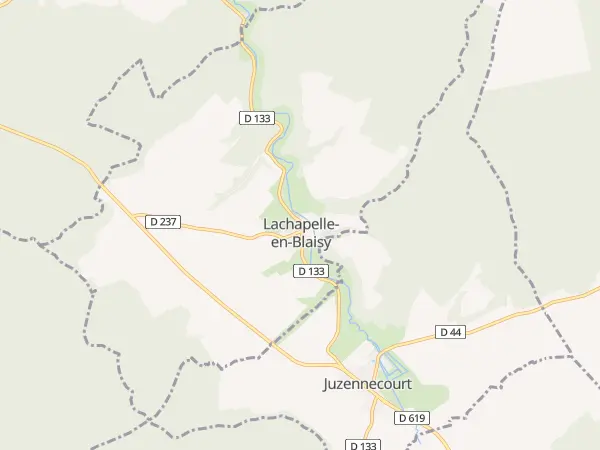 Plan de Lachapelle-en-Blaisy