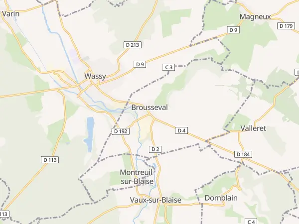 Plan de Brousseval