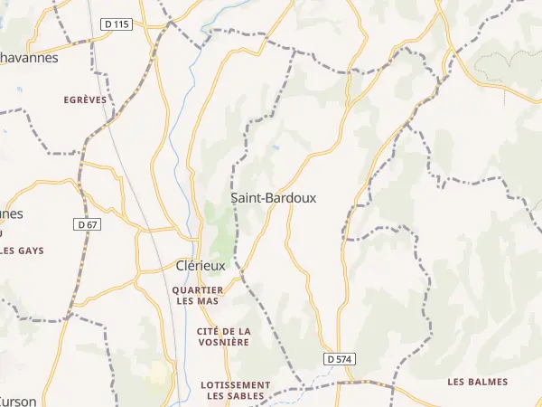 Plan de Saint-Bardoux