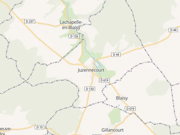 Plan de Juzennecourt
