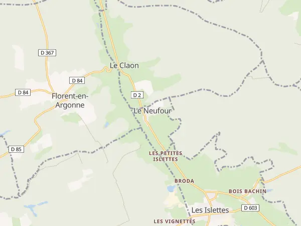 Plan du Neufour