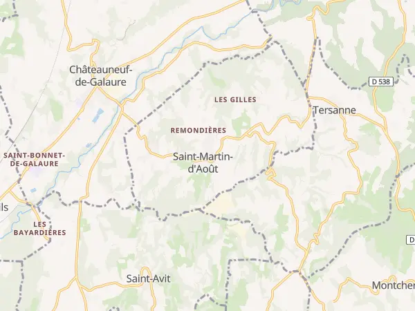 Plan de Saint-Martin-d’Août