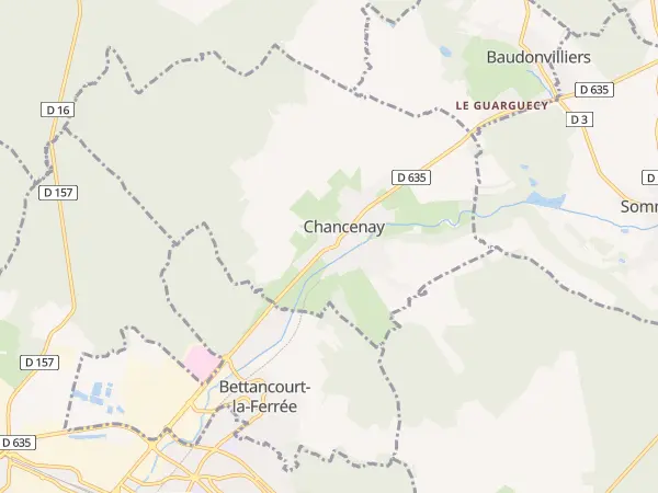 Plan de Chancenay