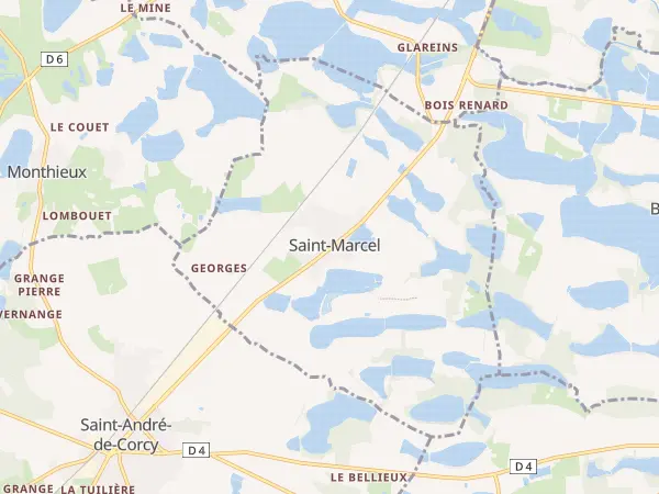 Plan de Saint-Marcel