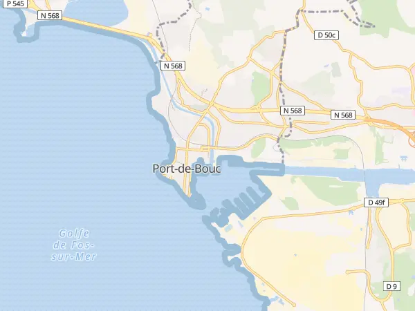 Plan de Port-de-Bouc
