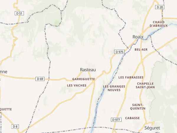 Plan de Rasteau
