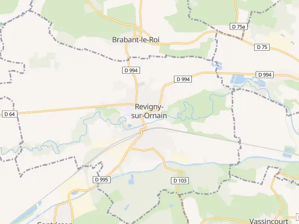 Plan de Revigny-sur-Ornain
