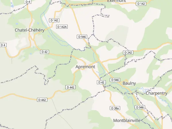 Plan de Apremont