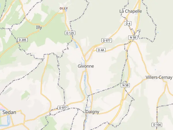Plan de Givonne