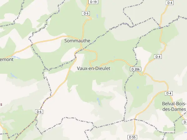 Plan de Vaux-en-Dieulet