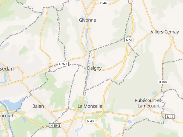 Plan de Daigny