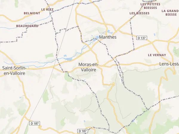 Plan de Moras-en-Valloire