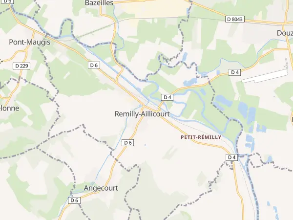 Plan de Remilly-Aillicourt