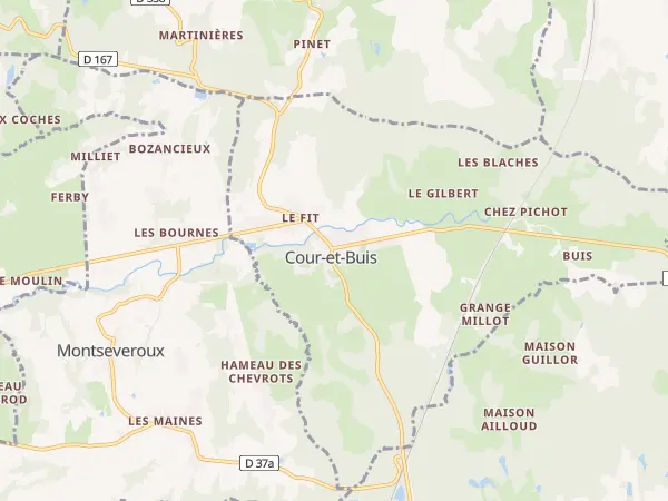 Plan de Cour-et-Buis