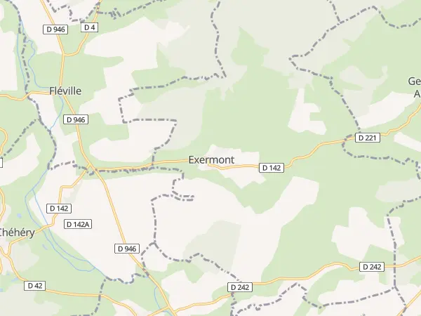Plan de Exermont