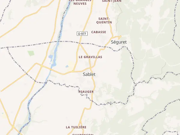Plan de Sablet