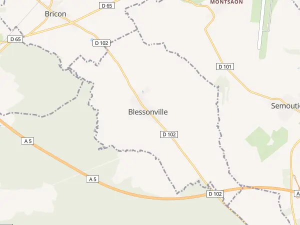 Plan de Blessonville