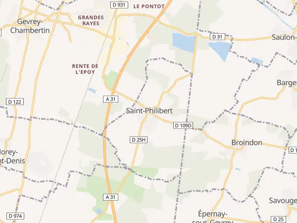 Plan de Saint-Philibert
