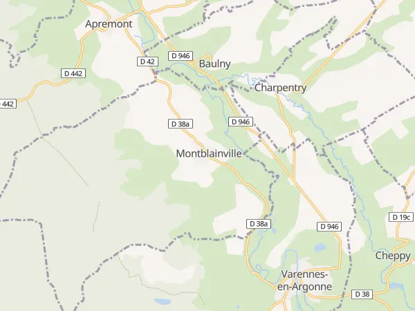 Plan de Montblainville