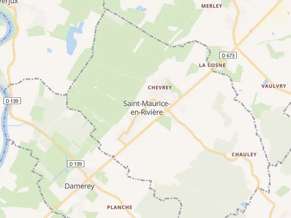 Plan de Saint-Maurice-en-Rivière