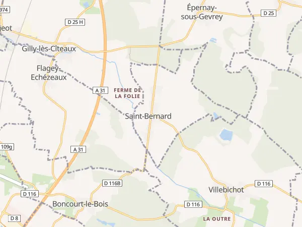 Plan de Saint-Bernard