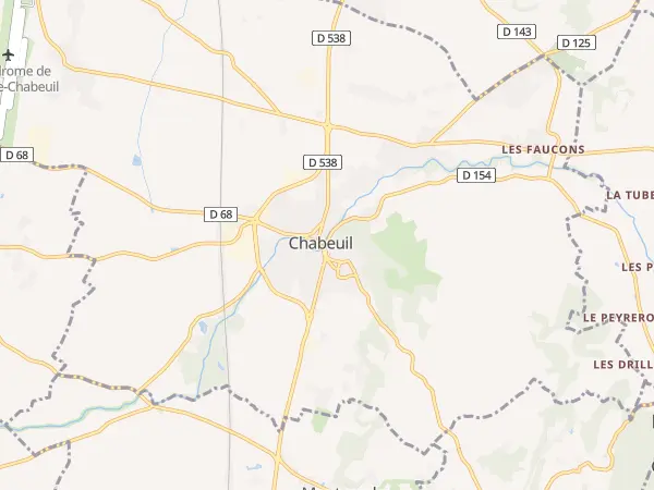 Plan de Chabeuil