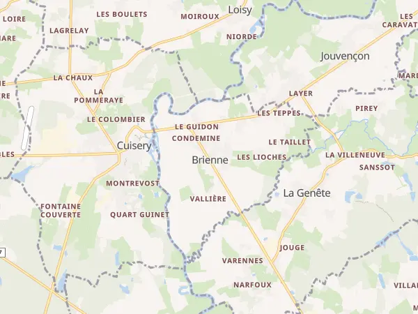 Plan de Brienne