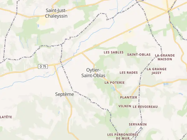 Plan de Oytier-Saint-Oblas